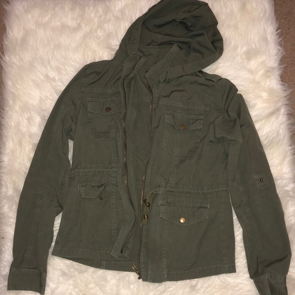 Army green jacket